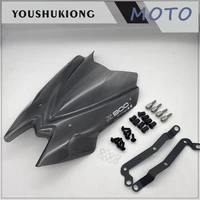 motorcycle headlight windshield windscreen wind deflector for kawasaki z650 z900 2020 2021