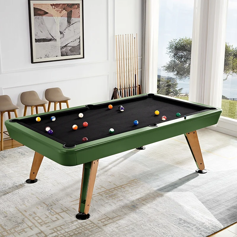 Бильярдный стол из цельного дерева стандартный высококачественный бытовой для