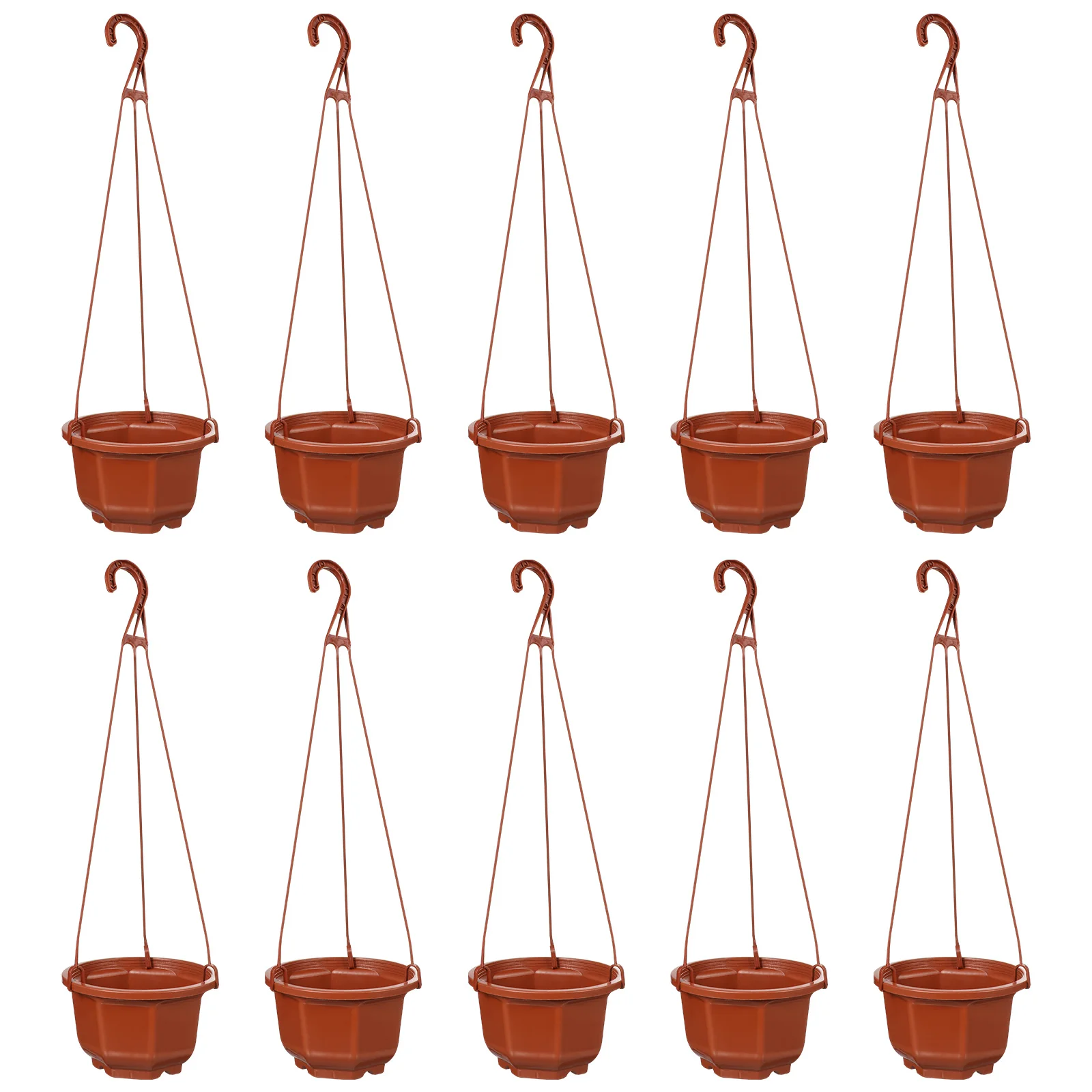 10 комплектов крючок для горшка с хлорофитом декор сада орхидея восьмиугольный