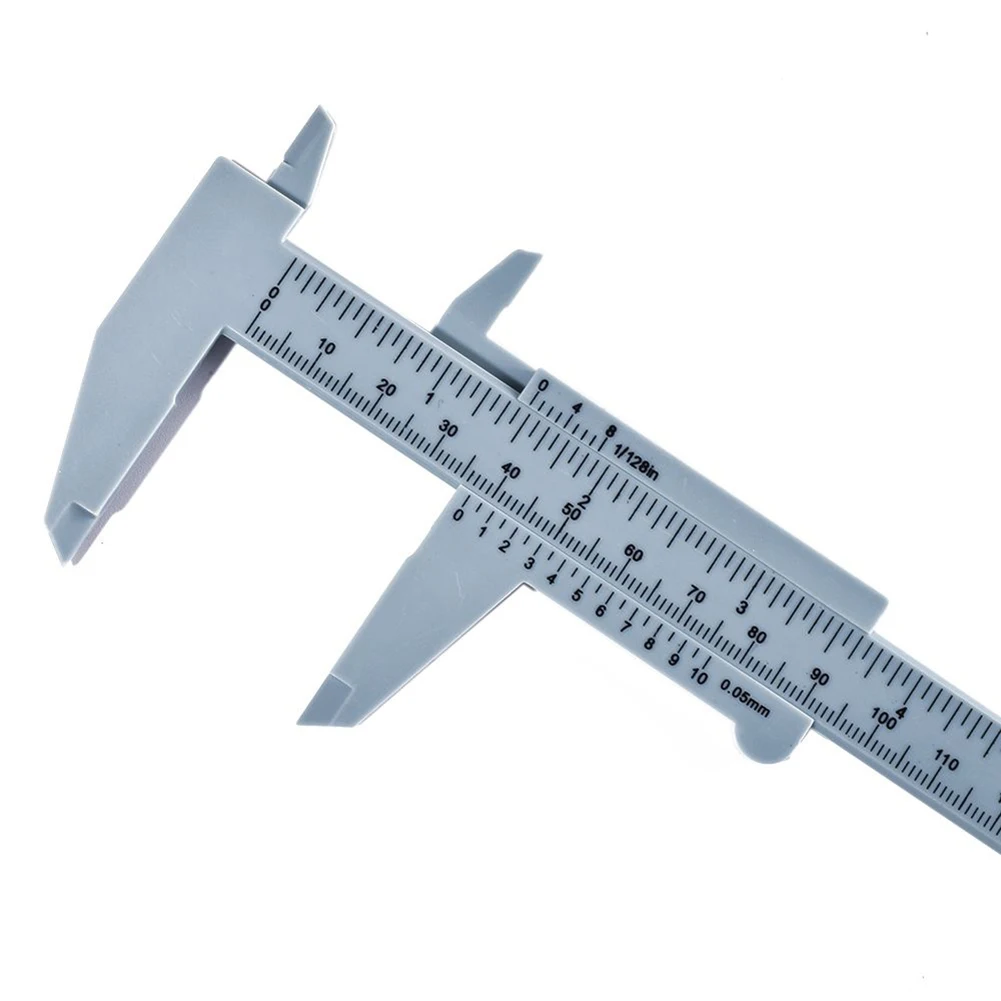

1pcs DIY Measure Tool Woodworking Plastic Eyebrow Measuring Caliper 150mm Vernier Caliper Aperture Depth Diameter Measure Tool