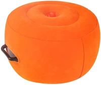 round inflatable cushion elastic force chair furniture more exciting in bed pillow orange safe durable comfort portable air sofa