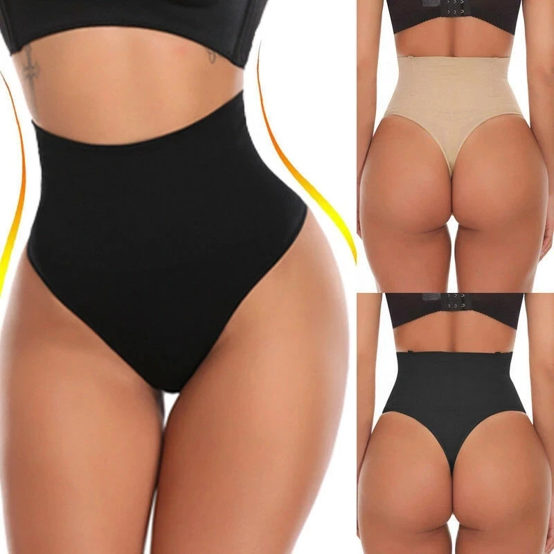 

Women Slimming Panties Body Shaper High Waist Thong Belly Control Panties Waist Trainer Butt Lifter Panties Hip Shaping Panties