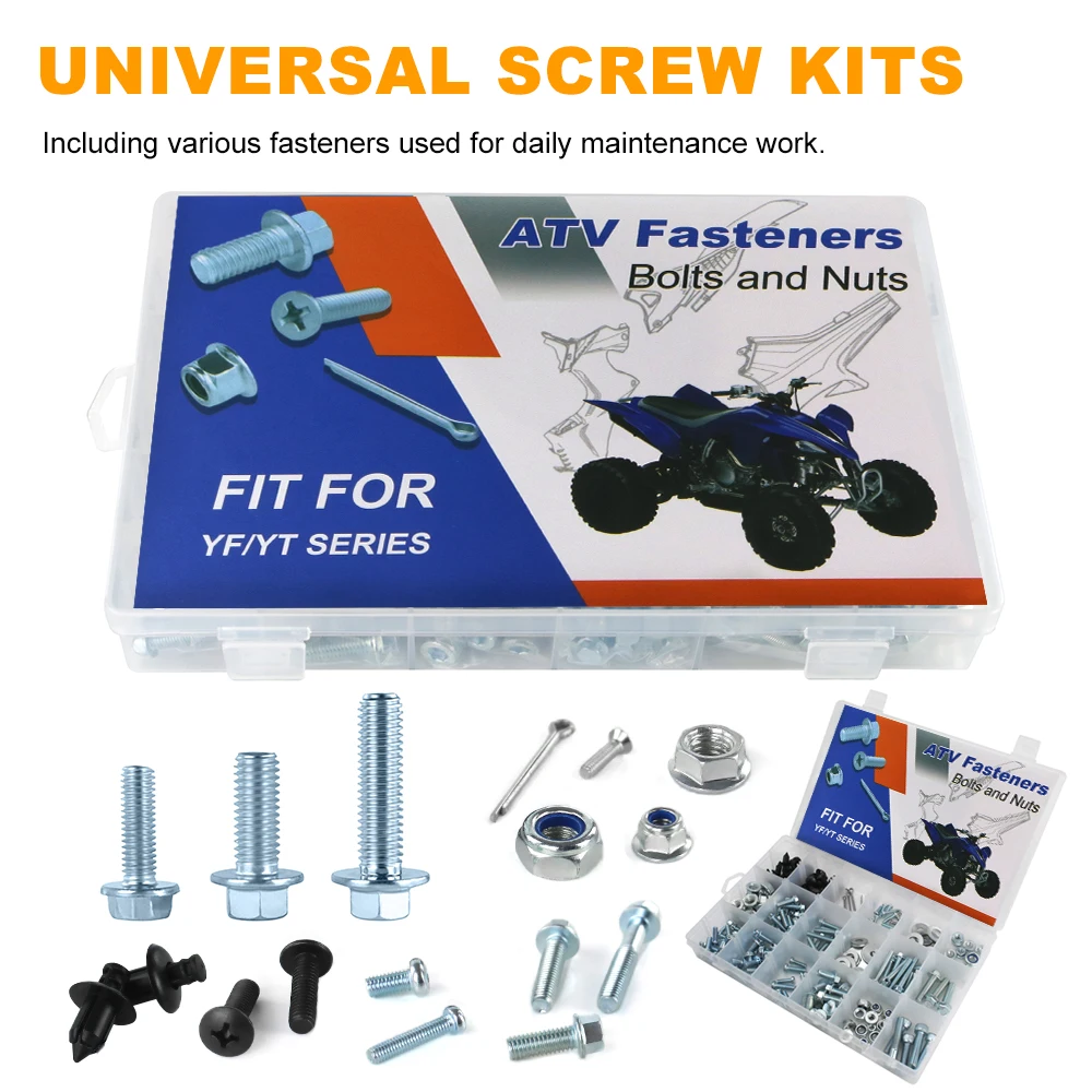 Для Yamaha YTM200 225 4-ZINGER-YF60S YFM80 ткань барсука 1 125 REEZE 260 шт. комплект выхлопных болтов