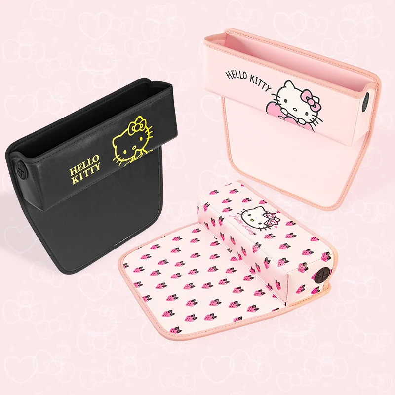 

Sanrio Hello Kitty Car Seat Gap Clip Car Storage Box Car Key Card Mobile Phone Storage Box Sundries Finishing Storage Bag