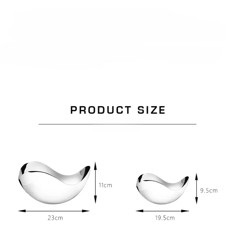 Большая сервировочная миска из нержавеющей стали металлическое блюдо поднос для