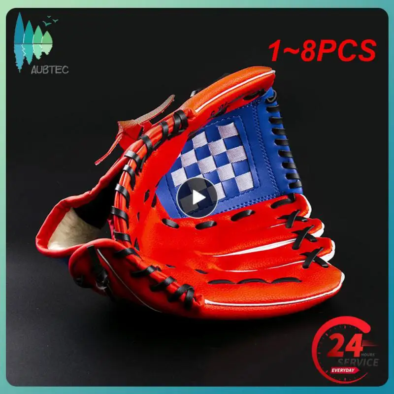 

1~8PCS Outdoor Sport Baseball Glove Softball Practice Equipment Size 9.5/10.5/11.5/12.5 Left Hand For Kids/Adults Man Woman