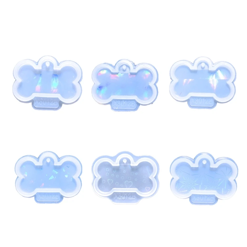 

HXBA форма для брелка из смолы, голографическая фотоформа, формы для ювелирных изделий из смолы