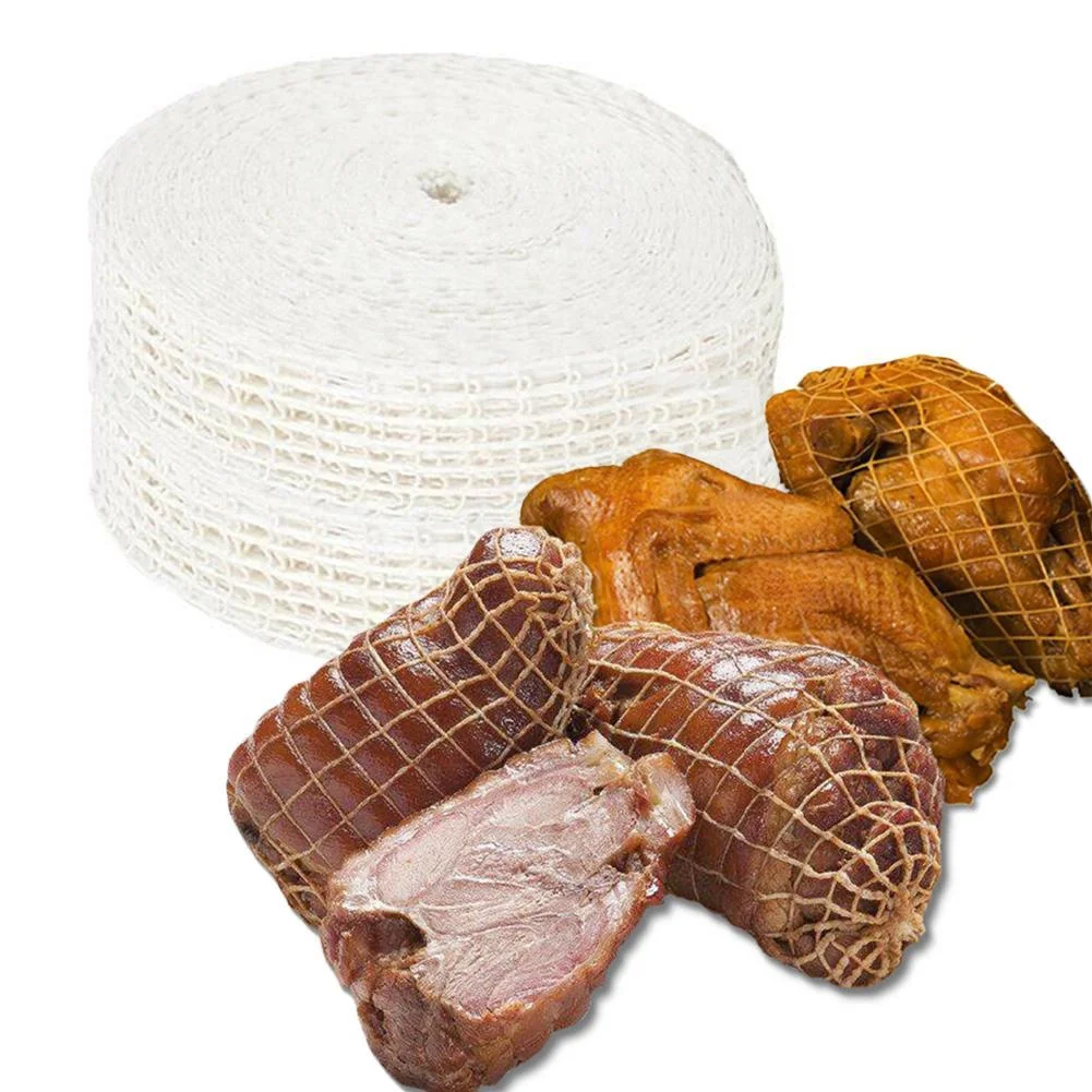 

1/3 Meter Cotton Meat Net Ham Sausage Net Butcher's String Sausage Net Roll Hot Dog Net Sausage Packaging Tools Wholesale