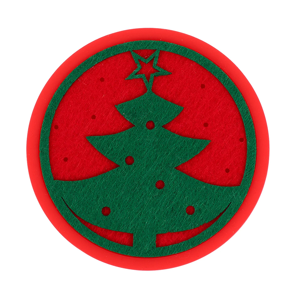 

4Pcs Coaster Xmas Coasters Christmas Coasters Decor Table Place Mat Mug Coaster Coasters