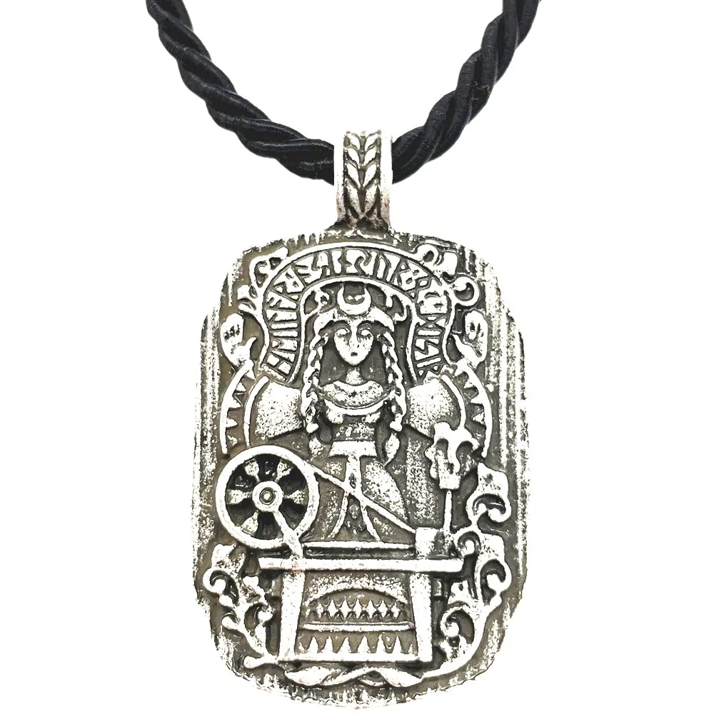 

Nostalgia Goddess Of Fate Norse Witch Jewelry Runic Rune Amulet Talisman Viking Necklace Wicca Pendant Witchcraft Pagan Jewelery