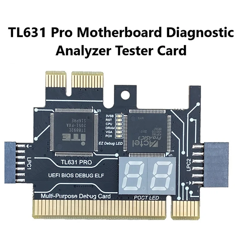 Диагностическая карта TL631 Pro LPC-DEBUG + плата расширения PCI PCI-E Mini многофункциональная