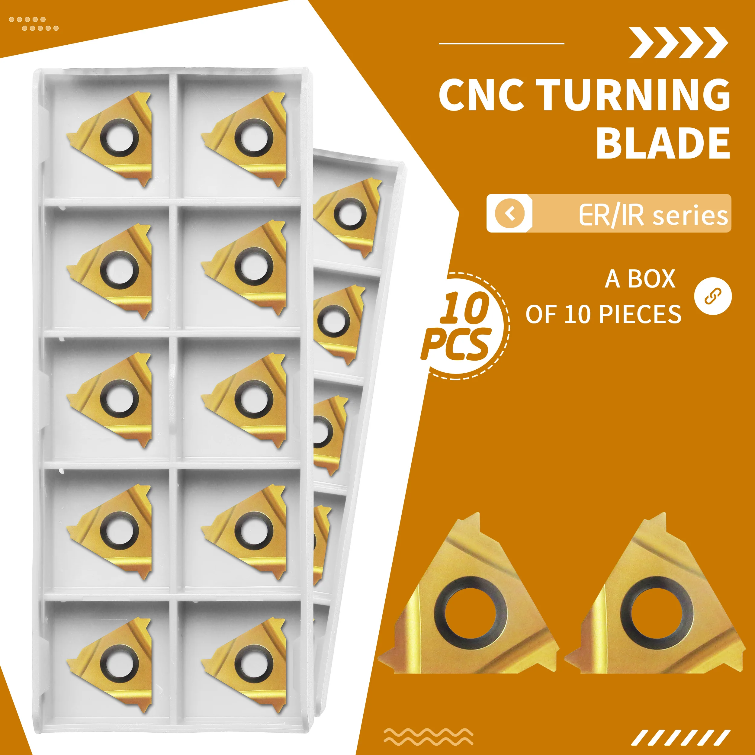 

16IR 0.5/1.0/1.25/1.5/1.75/2.0/2.5/3.0/3.5 ISO NK3030 CNC Lathe Thread Turning Tools Carbide Insert Cutting Steel Nonstick knife