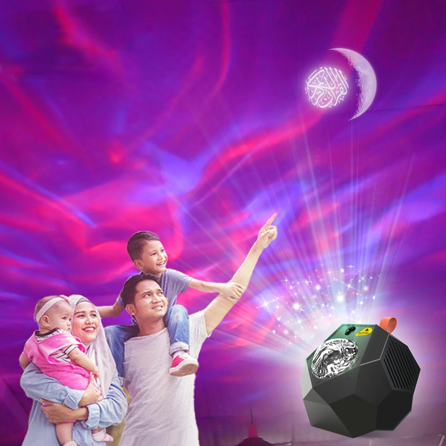 

New star projection lamp bluetooth music rhythm water ripple laser aurora atmosphere lamp home theater decoration