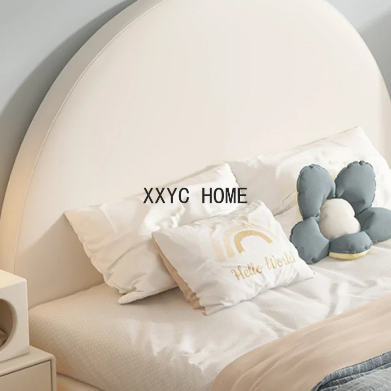 Оригинальная детская кровать для девочек североевропейская полукруглая мягкая
