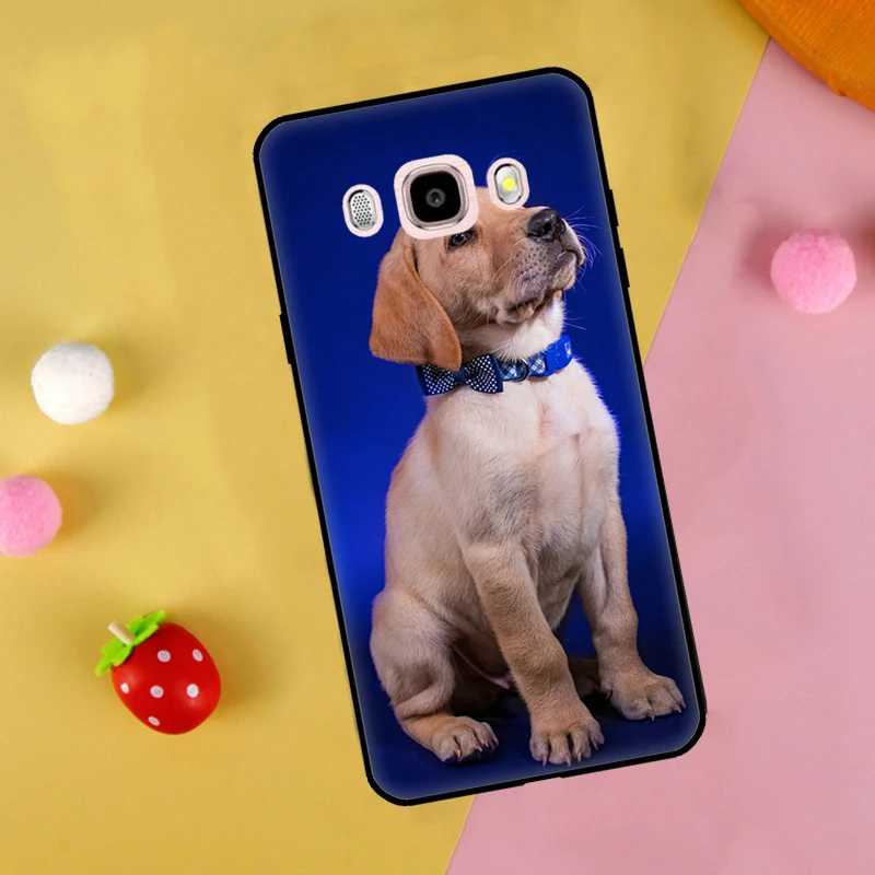 Cute Puppy Dog Phone Cover For Samsung J3 J7 J5 2016 A5 A3 2017 J4 J6 A6 A8 Plus A7 A9 J8 2018 Case Capa images - 6