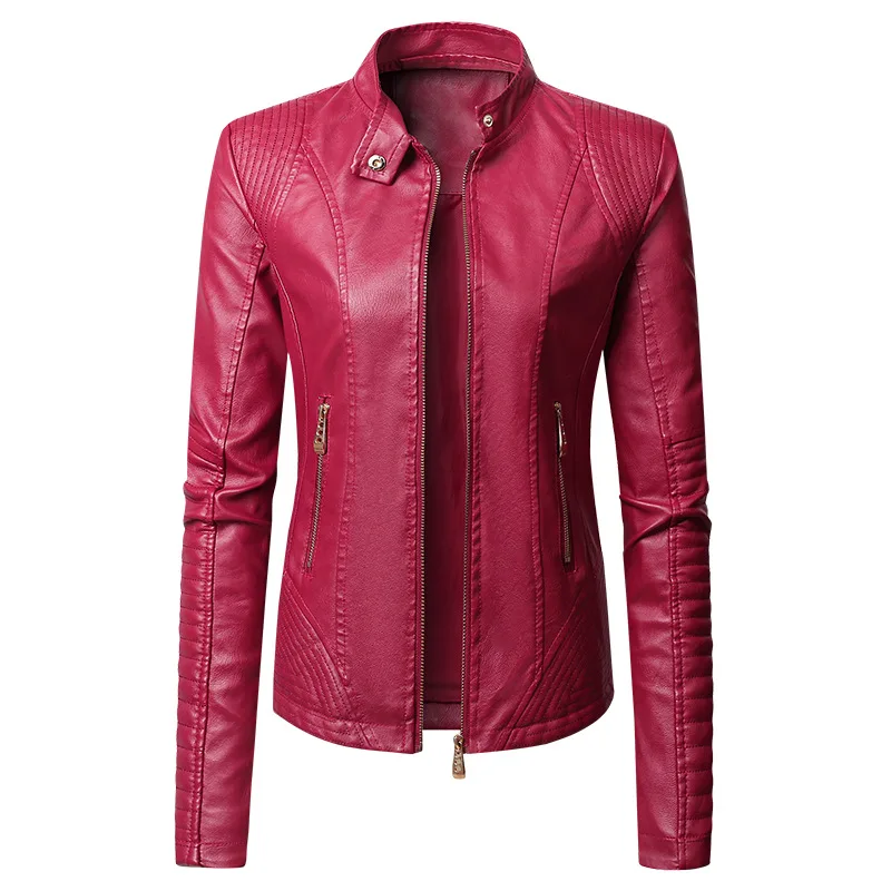 New Jacket Coat PU Leather Jacket for Women enlarge