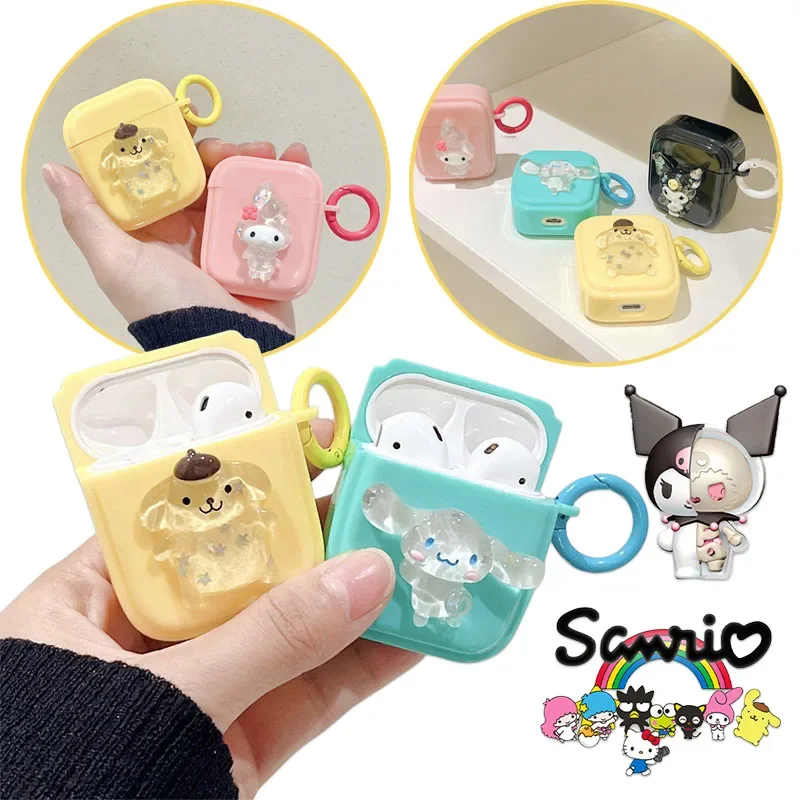 Sanrio Kuromi для Apple AirPods Air Pods 1 Pro 2 3 коричная собака футляр наушников Наушники