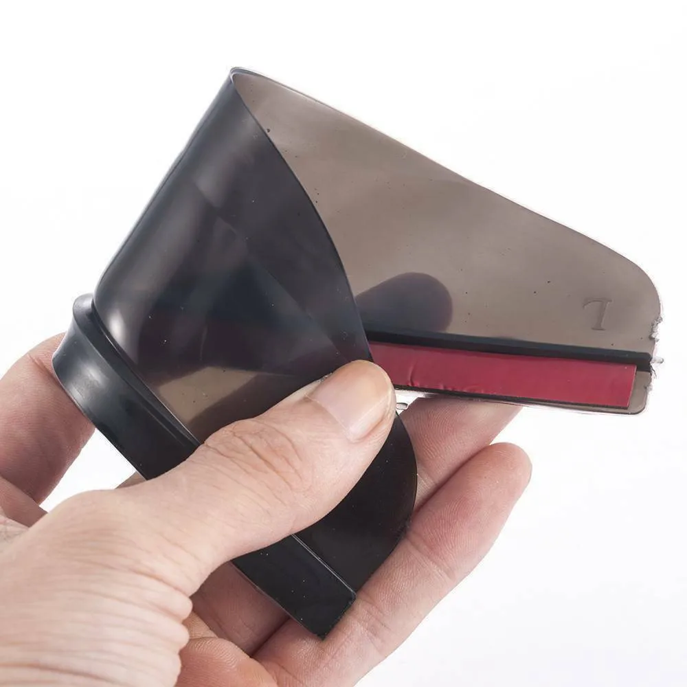 

Replacement Side Rear Mirror Visor Sun Visor Accessories Black Transparent