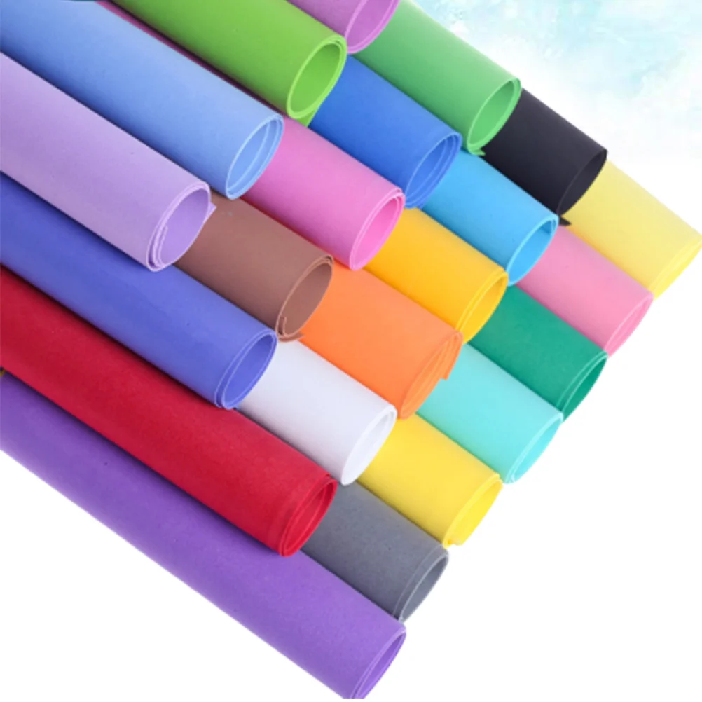 

Sheets Crafts Craft Paper Thin Colors Assorted Eva Glitterfor Squares Thick Colored Colorful Cardstock Handicraft Sponge Diy