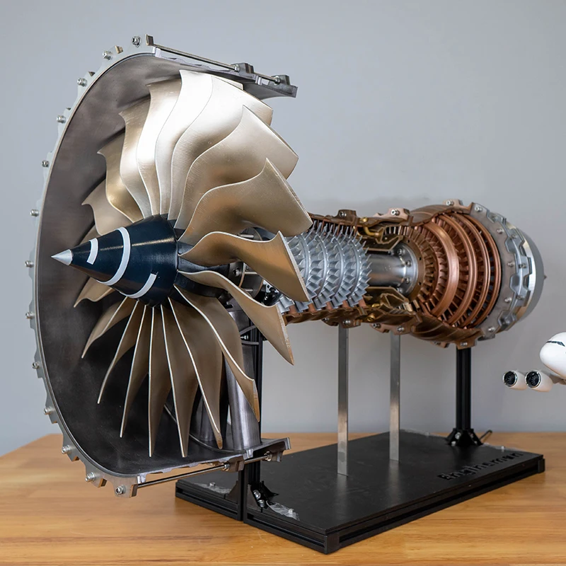 

80CM Long Turbofan Engine Model Fighter Engine Limited Edition Custom Large Turbofan Engine Model