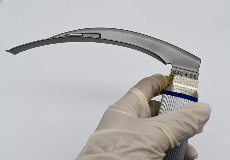 Анестетический многоразовый светодиодный ларингоскоп из нержавеющей стали