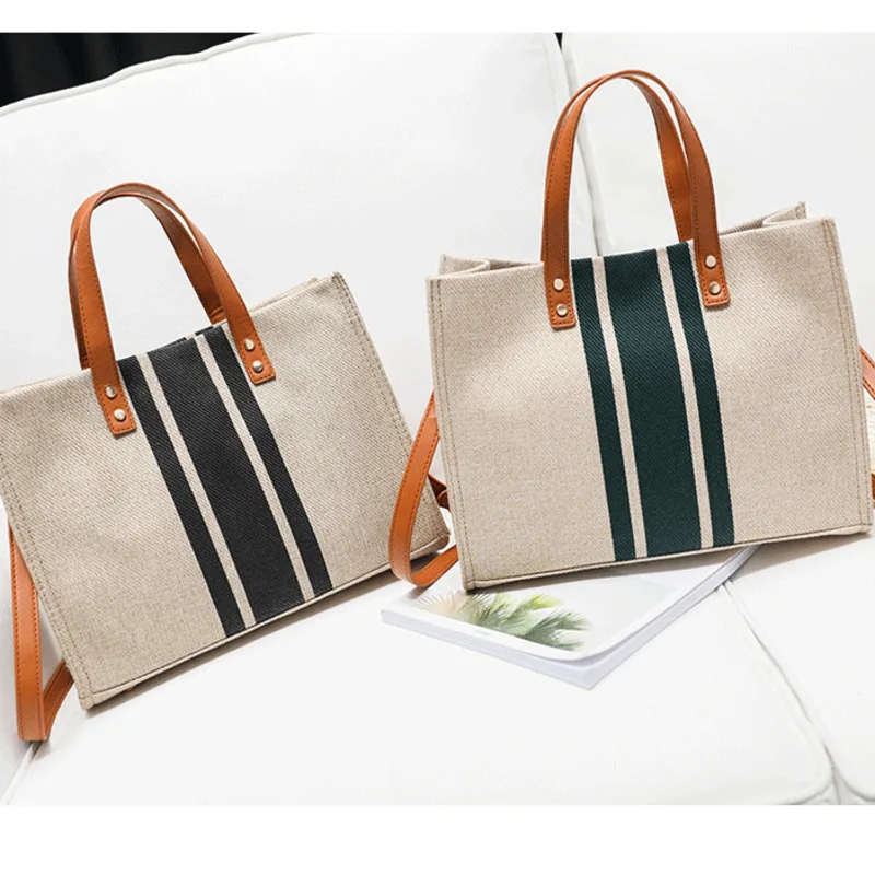 Canvas Handbag For Women, New Fashion Shoulder Bag, Crossbody Bag Leisure Bag Large Capacity Canvas Bag, Versatile Commuting Bag