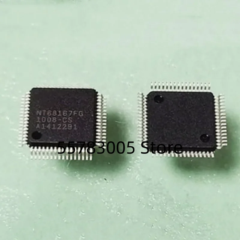 

10 шт., новинка, модель NT68167FG TQFP64 ЖК-экран с чипом IC