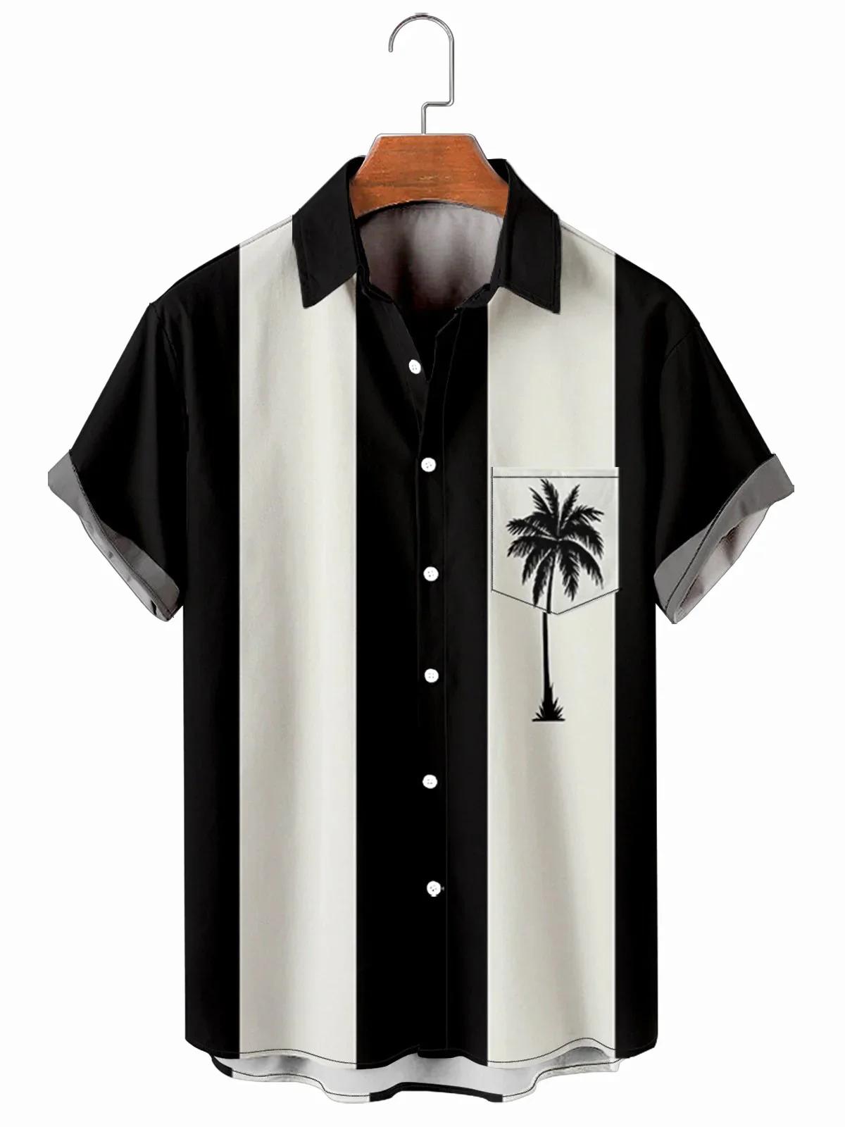 

Hawaiian Casual Loose Men's Large Short Sleeve Shirt