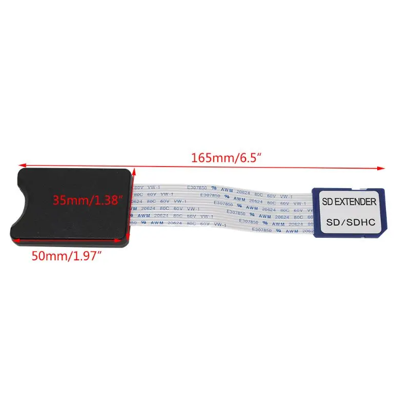 W3JB SD Male To SD Female SDHC SDXC Card Reader Extension Cable For Phone GPS TV images - 6
