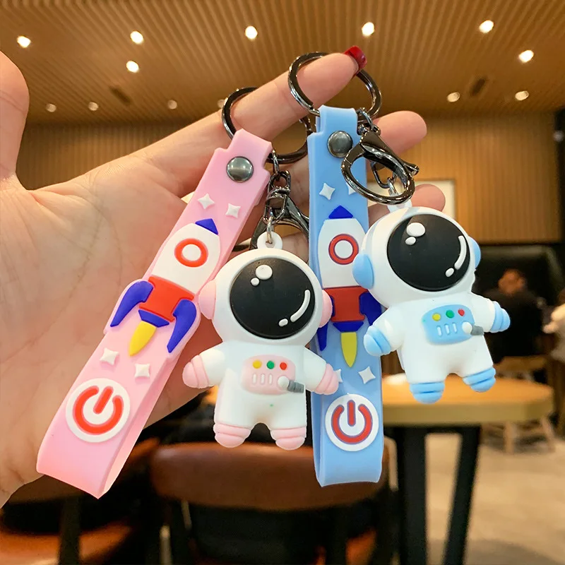 

Astronaut Cartoon Couple Key Chain Men and Women High Appearance Cute Net Red Key Chain Astronaut Pendant Car Doll Pendant