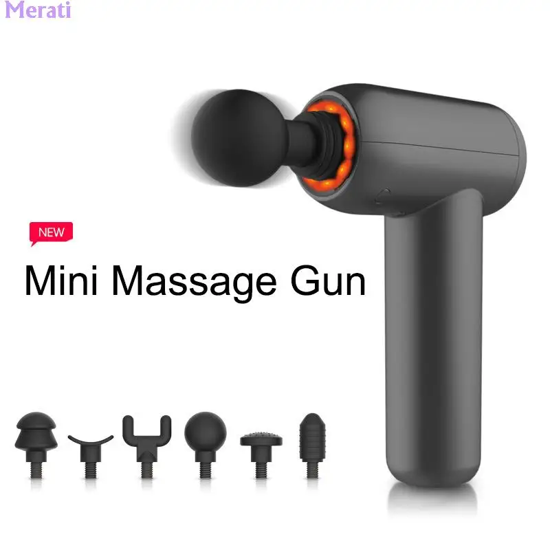 

Massage Gun with Infrared for Neck Back Body Relaxation Handheld Deep Tissue Massager Portable Muscle Treatment Massage Gun