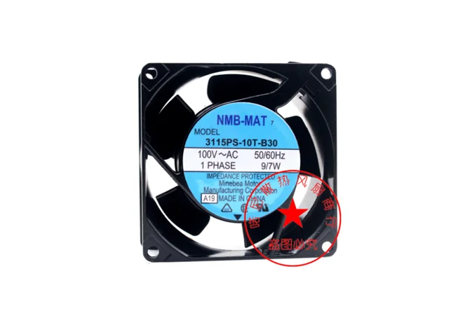 

NMB-MAT 3115PS-10T-B30 100V-AC 80x80x38mm