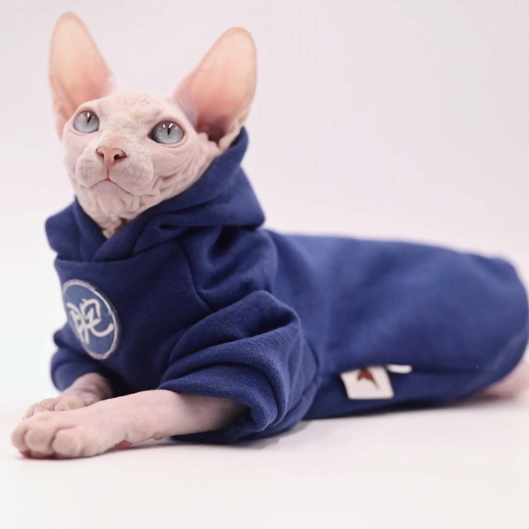 Одежда для кошек Sphynx плотная Теплая Флисовая зимняя одежда Devon Rex корнированная и