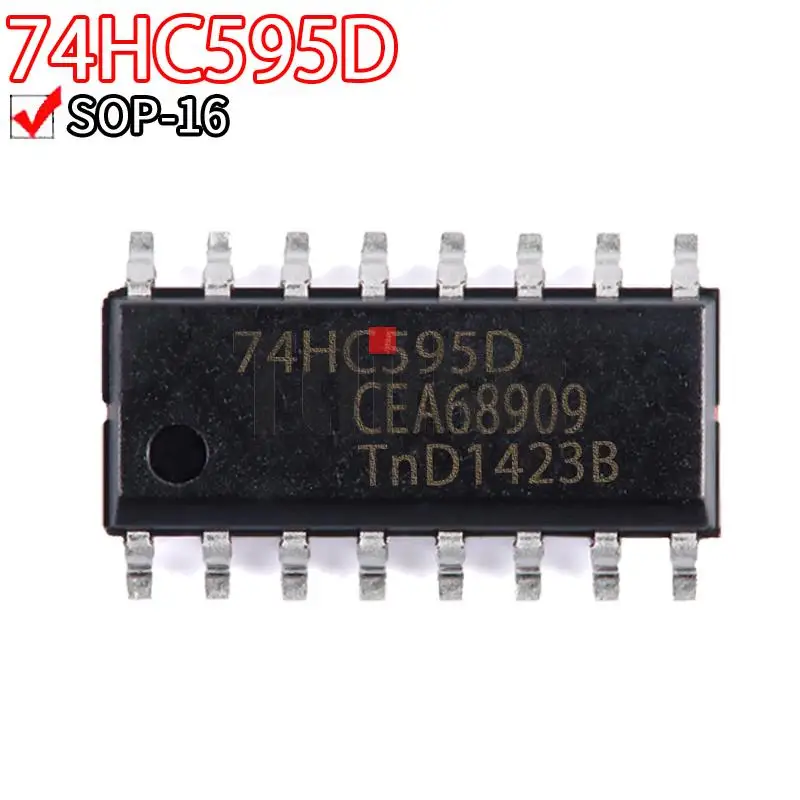 74HC595D SOP16 74HC595 SOP SN74HC595DR 74HC594D 74HC594 74HC390D 74HC390 74HC257D 74HC257 74HC253D 74HC253 74HC238D, 10 шт.
