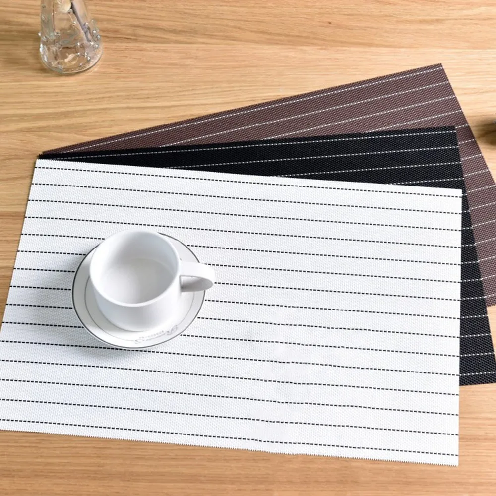 

Protector Dining Table Mat Tablecloth Coffee Tables Coaster Rattan Placemat Table Dish Washers Kitchen Accessories Nordic Home