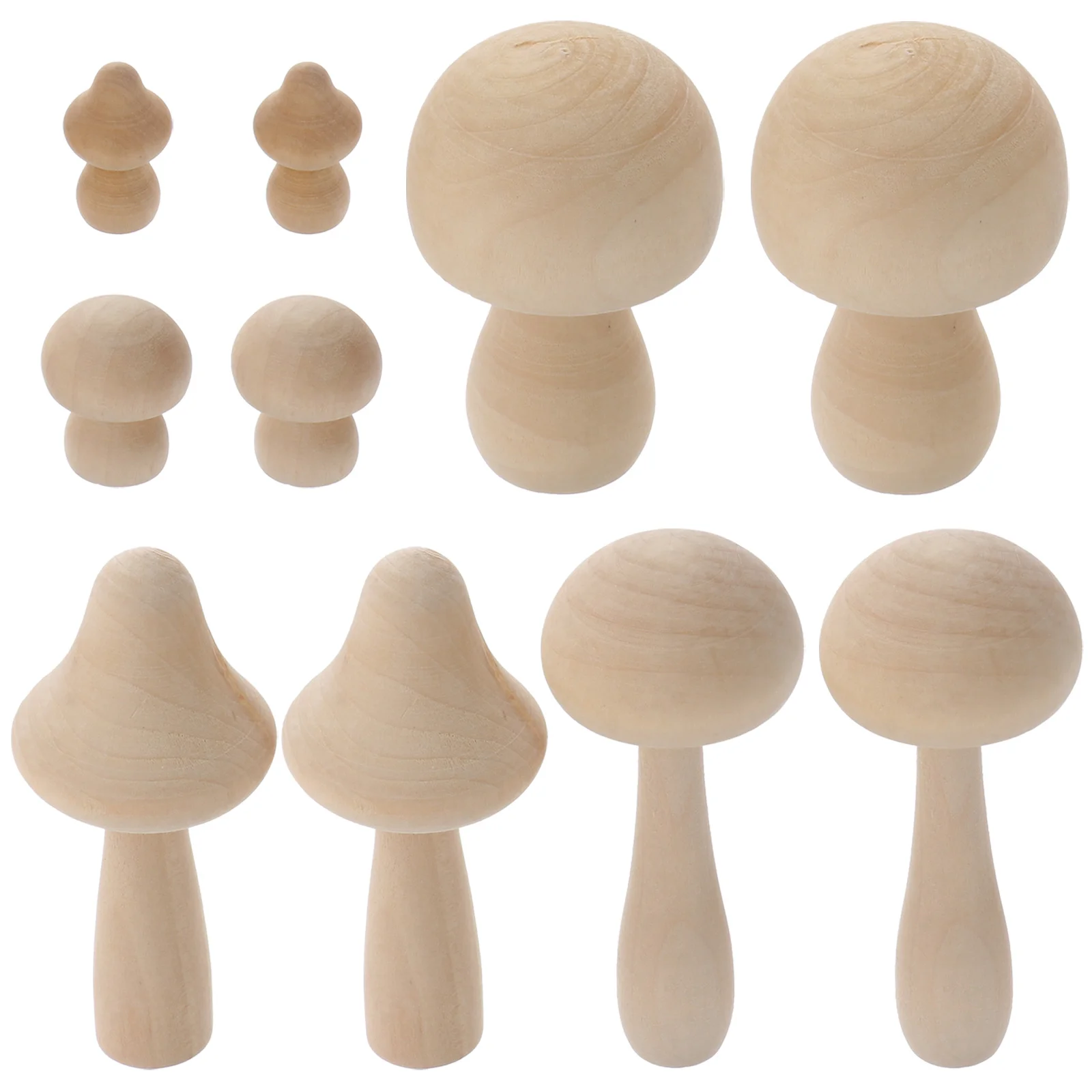 

Mushroom Wooden Mushrooms Peg Woodsculpture Unfinishedunpainted Mini Ornaments Garden Bonsai Crafts Graffiti Statue Figures