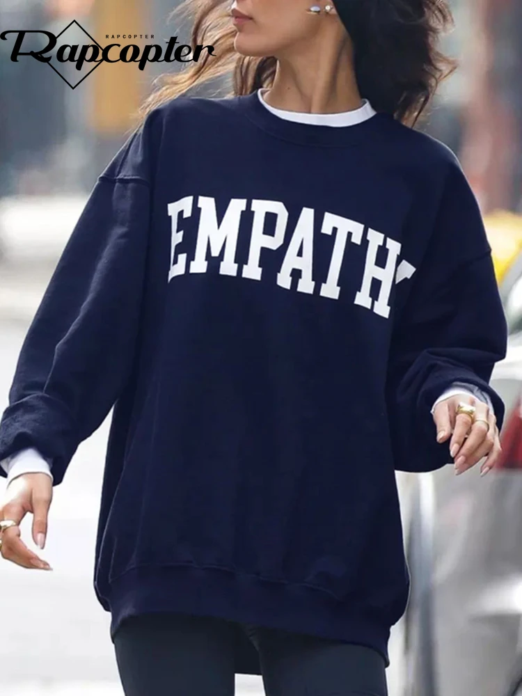 

Свитшот женский с круглым вырезом и надписью, y2k