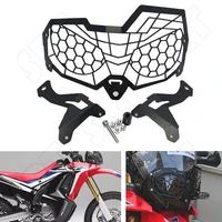 2021 crf300l crf250l rally front headlight grille guard for honda crf 300l 250l rally 2017 2021 motorcycle headlamp shield cover