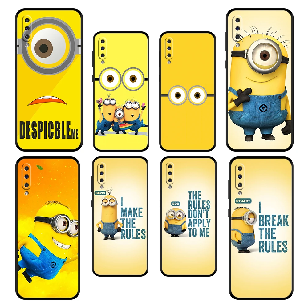 

Despicable Me Minions Movie Case Cover for Samsung Galaxy A02s A50s A12 A21s A30 A70s A20 A11 A03 A23 A03s A01 Casing Armor
