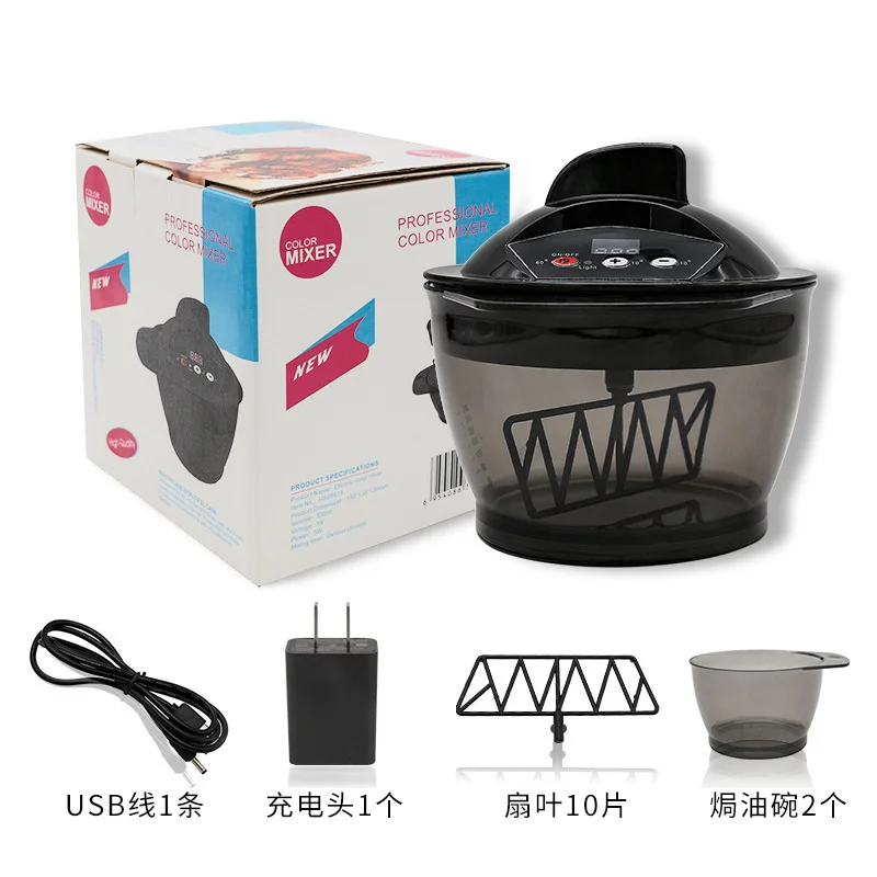 

Professional electric dye paste mixing bowl Electric Hair Coloring Automatic Mixer Hairs Color Mixing Bowl Hairdressing Tool