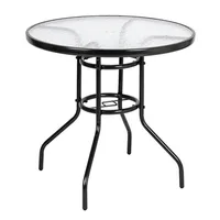 80X80X70Cm Simple Modern Coffee Table Round Outdoor Dining Table Creative Home Suitable for Garden Bedroom Living Room