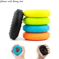 silicone world 20 60lb portable silicone grip ring finger forearm trainer carpal expander muscle workout exercise gym fitness