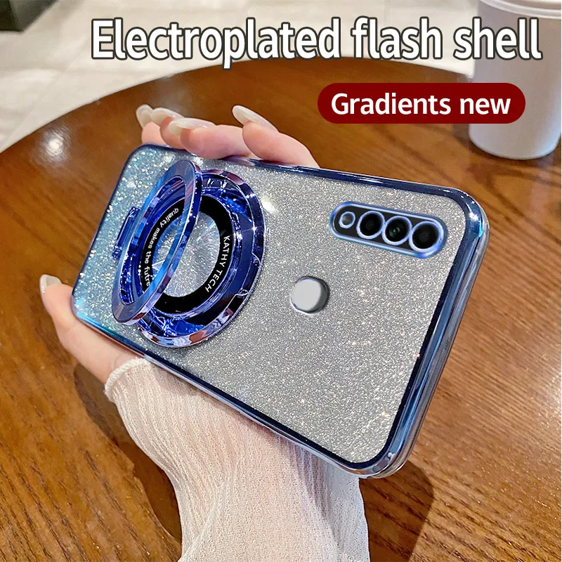 Чехол для OPPO A31 2020 CPH2015 гальваническое покрытие Мягкая Блестящая задняя крышка