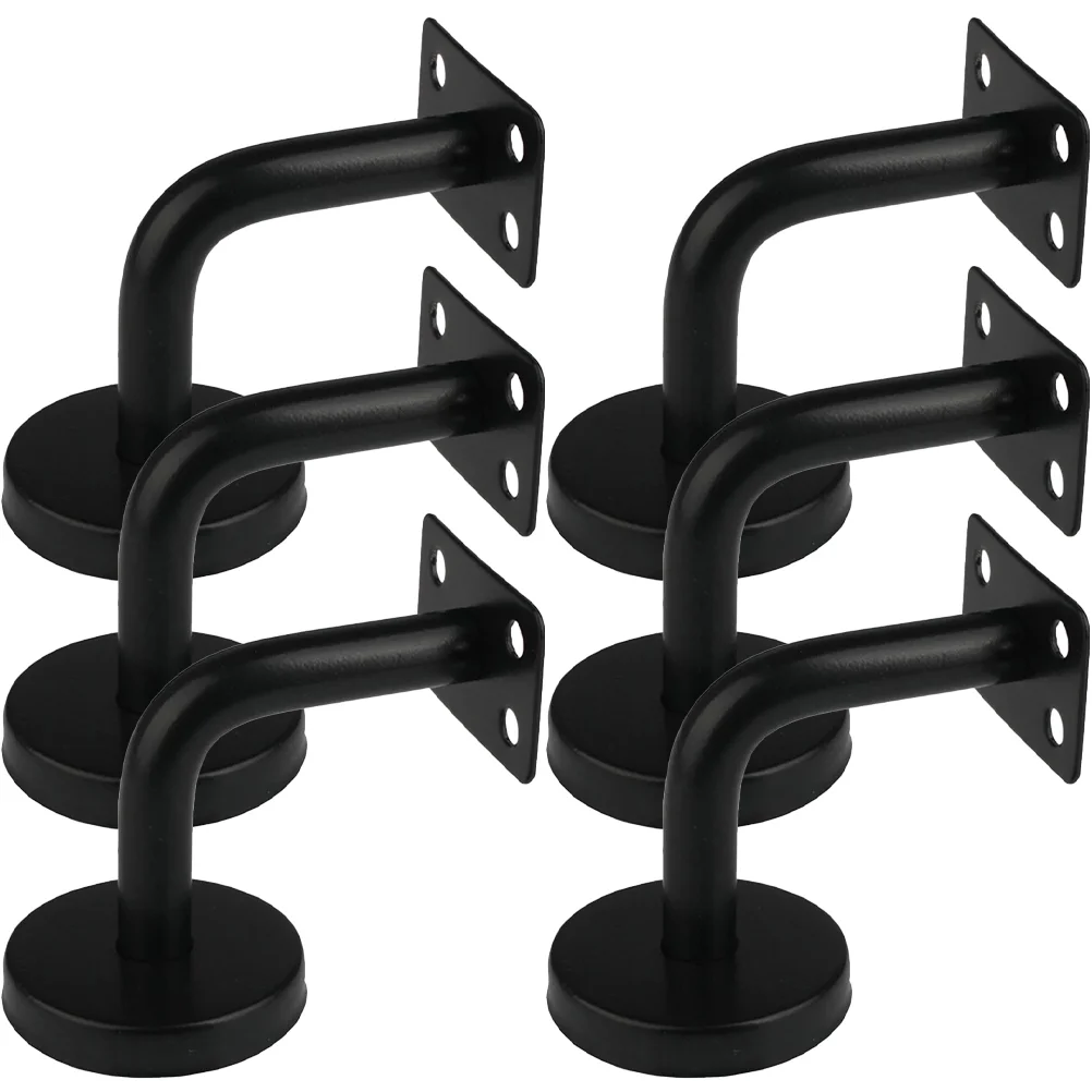 

6 Pcs Staircase Handrail Bracket Holder Stairs Stainless Steel Shelving Railing Brackets Deck Support Supports