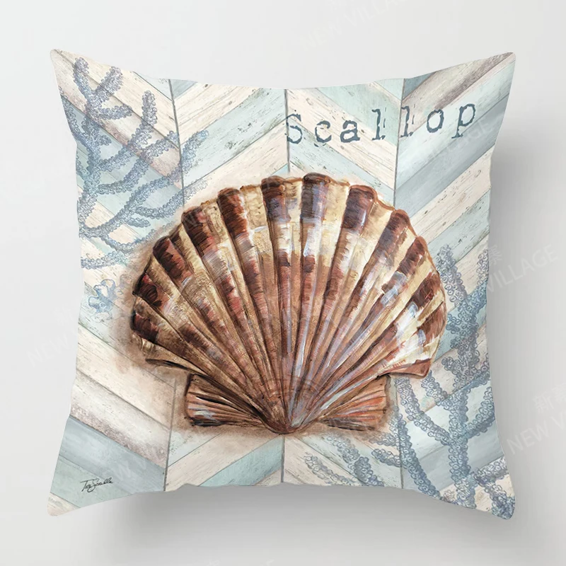 Наволочка с принтом животных под водой наволочка для дивана украшение дома можно