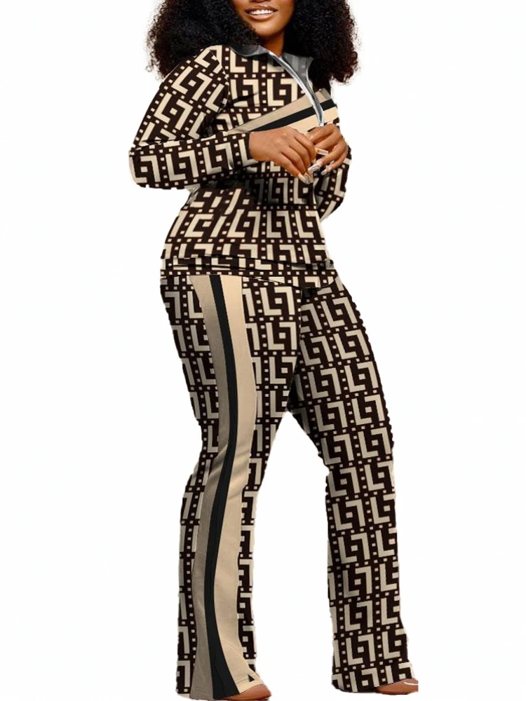 

Женский спортивный костюм из двух предметов, куртка на молнии с воротником-стойкой и брюки в стиле пэчворк, осенне-зимний комплект из двух п...