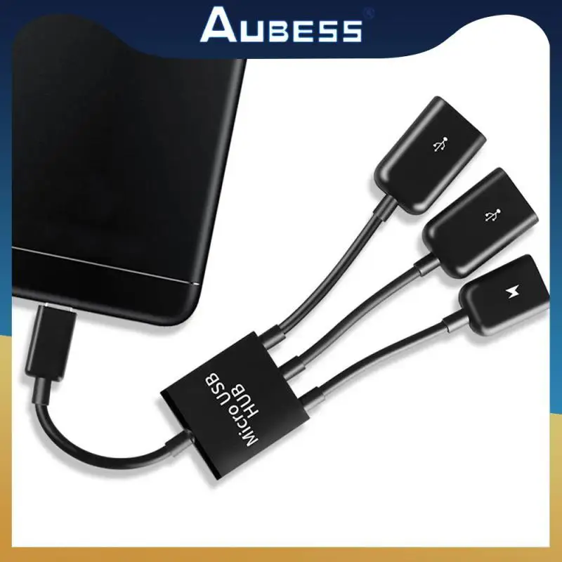 

Game Adapter Cable 3 In1 Lightweight Adapters Portable Adapter For Android Tablet Mobile Phone Black Micro Otg Otg Usb Port