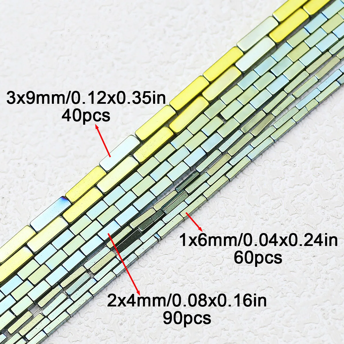 Натуральный Прямоугольник Камень Покрытие Зеленый Гематит Проставки Свободные