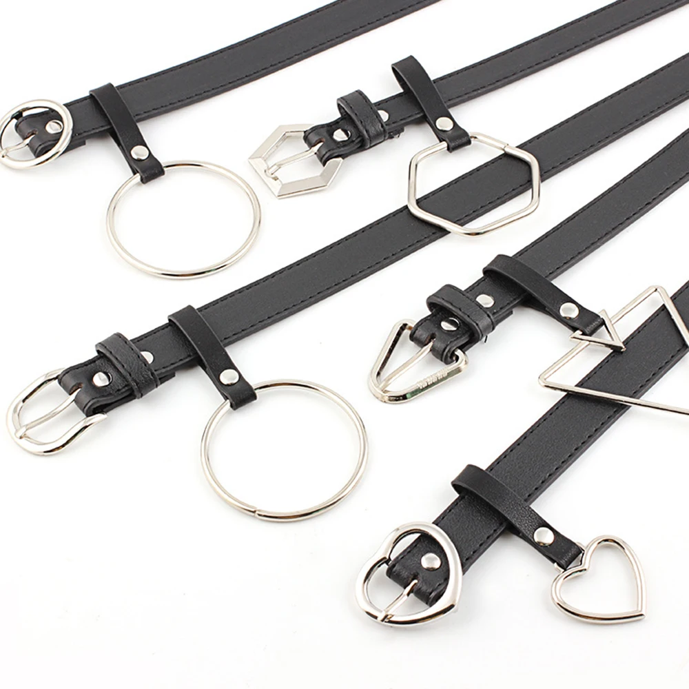 

New Women's Belt Round Buckle Pin Buckle Belt Leather For Girls High Quality Buckle Jeans Casual Belts Business Cowboy Waistband