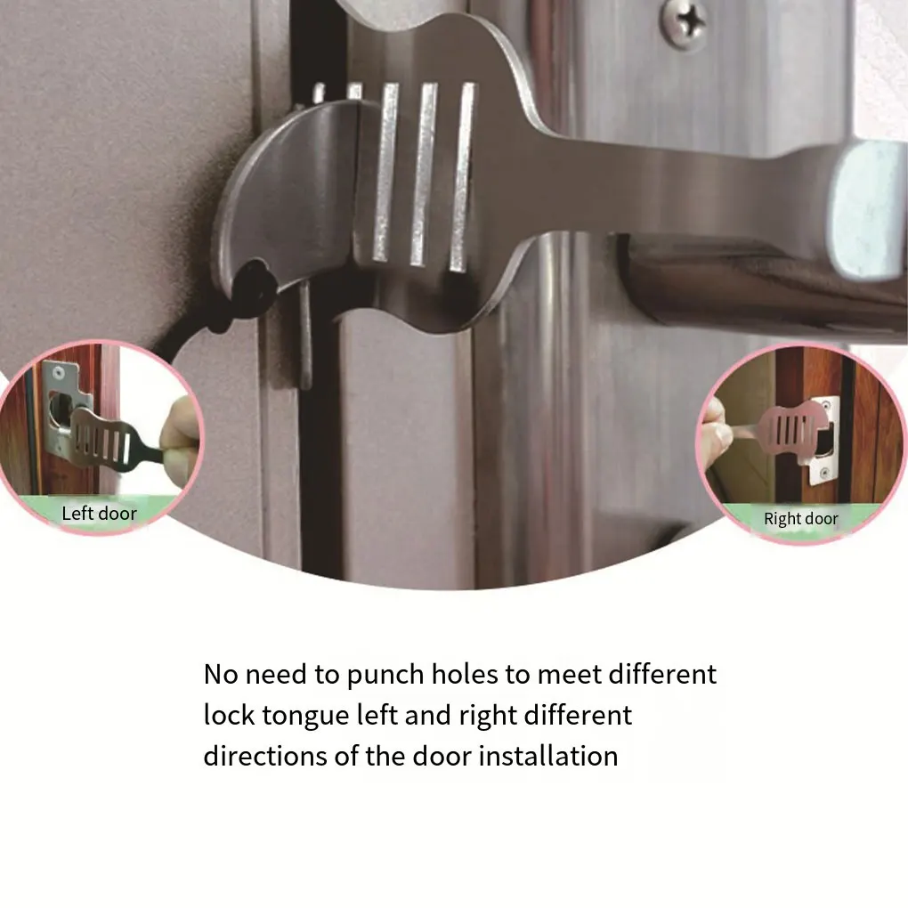 

Door Lock Safety Latch Anti-theft Security Locks Stopper Hardware Anti-collision Home Room Household Accommodation